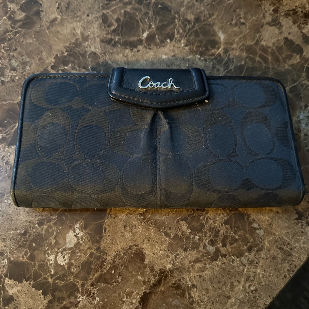 Coach Black Wallet